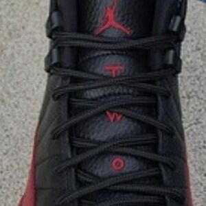 Jordan Men's Black and Red Athletic Shoes